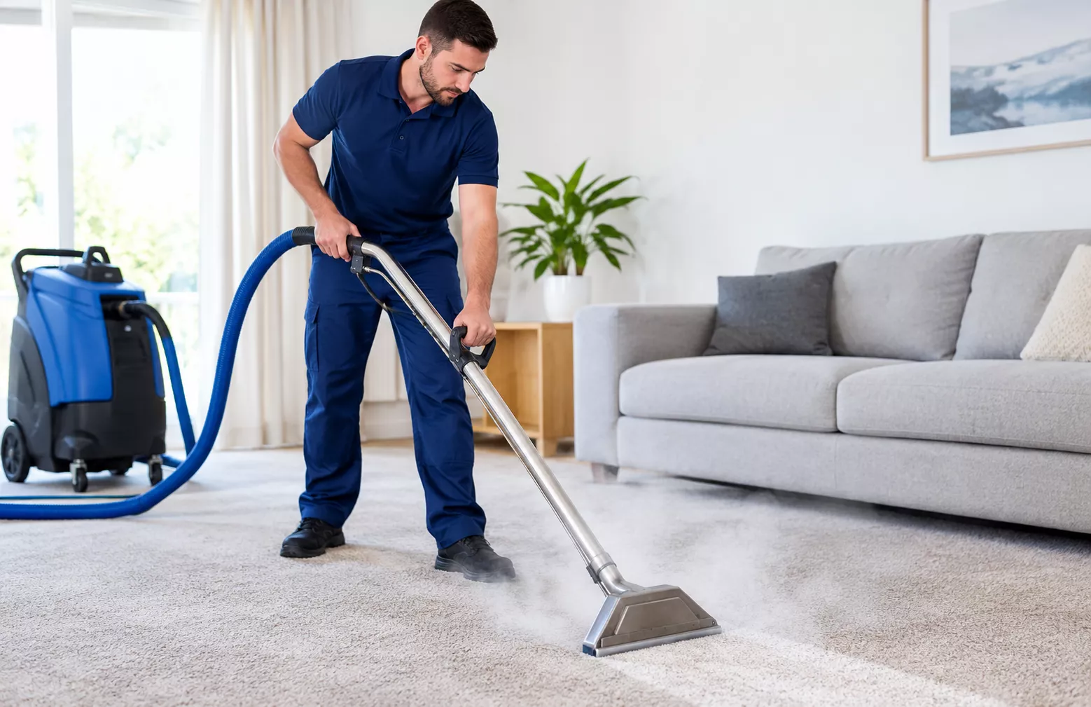 carpet steam cleaning service